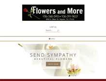 Tablet Screenshot of flowersandmoreindayton.com
